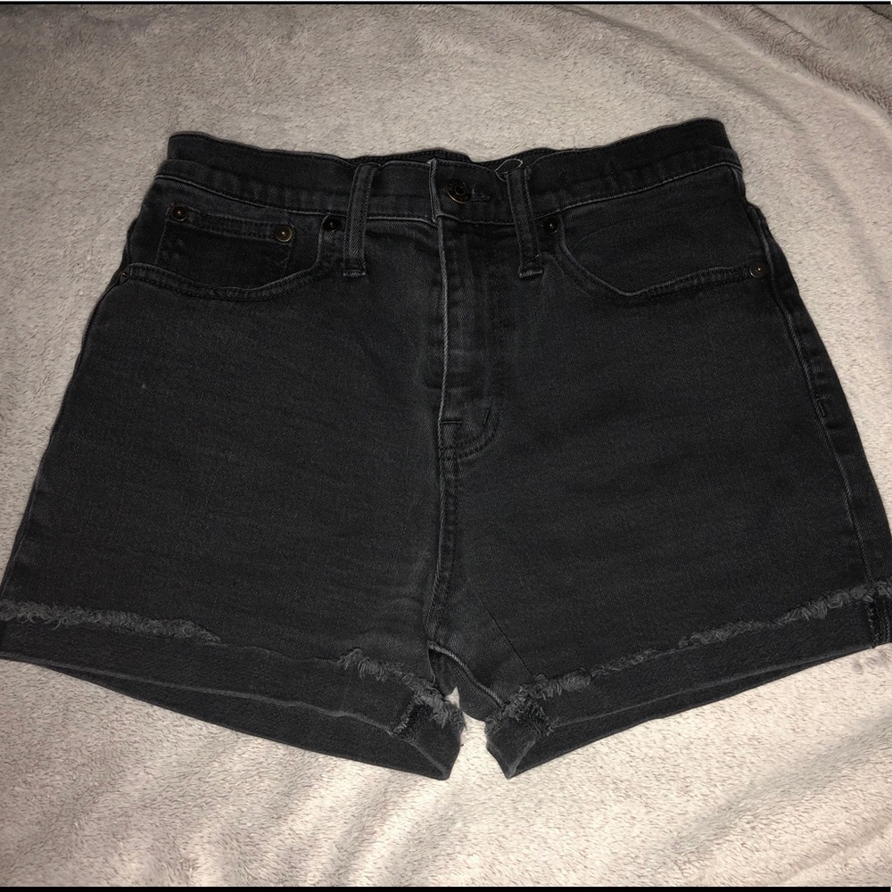 Hi-Rise Denim Shorts